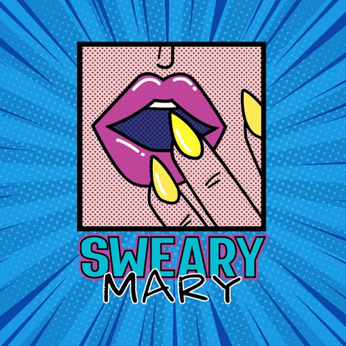 Sweary Mary - a brand that designs hair accessories with swear words. Design by Dusan Cubic