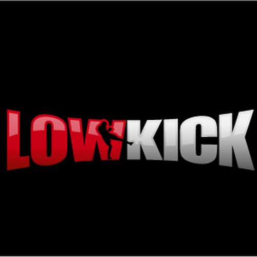 Awesome logo for MMA Website LowKick.com! Design by Creative Dan