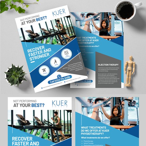 One-page personal trainer flyer  Postcard, flyer or print contest