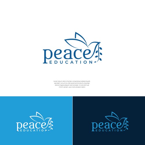 Design stylish Logo for Peace Education Plattform Design by Bali Studio √