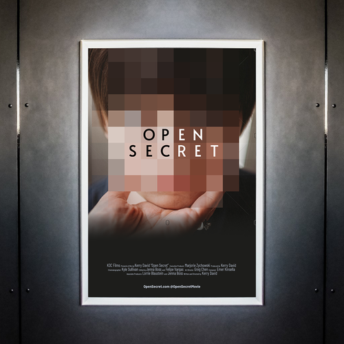 Design a poster for the documentary Open Secret Design by CreamCreative