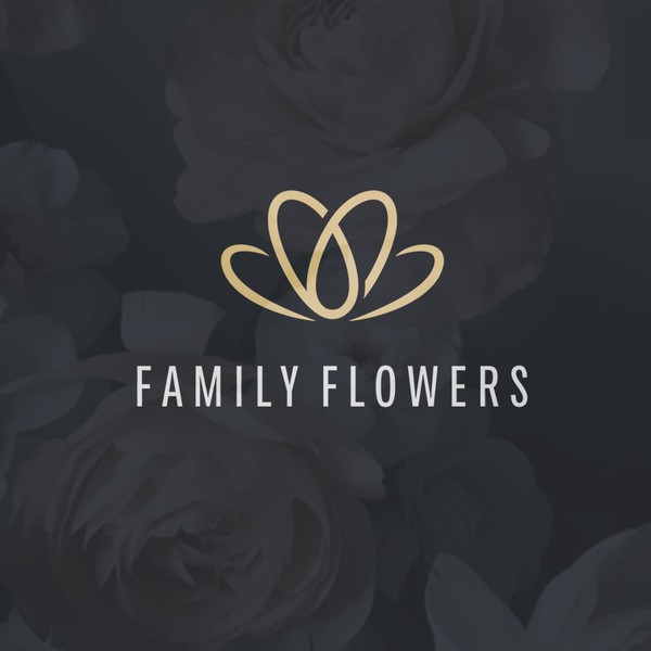 Iconic floral logo with a heart in the right place