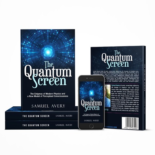 Book Cover: Quantum Physics & Consciousenss デザイン by devstudio