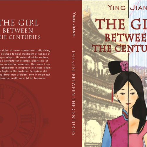 Cover for The Girl Between The Centuries Design by Well.Done