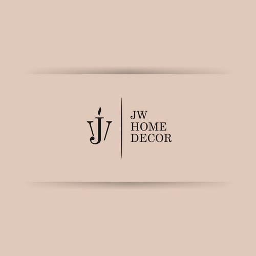 Diseño de JW Home Decor Logo de hampir