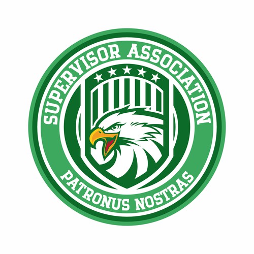 Border Patrol Supervisors Association Eagle Logo Design Design by indraDICLVX