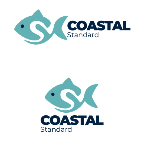 Logo and Brand Guide for Coastal Clothing Brand Design by morgan marinoni