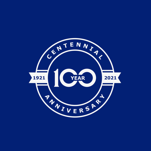 Centennial Anniversary Logo Design von Hidden Master