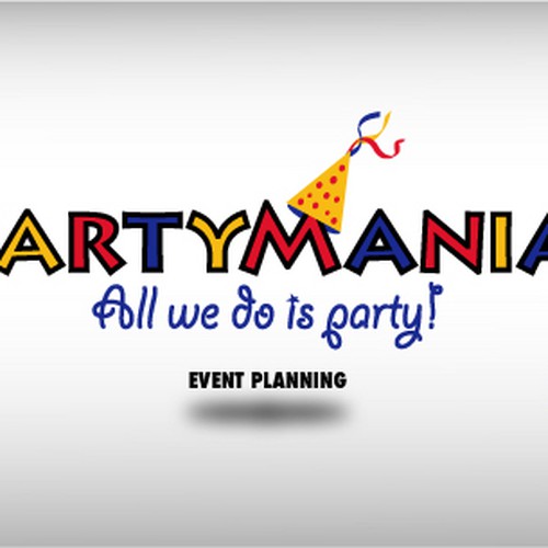 Logo for Party Mania an Event Planning Company | Logo design contest