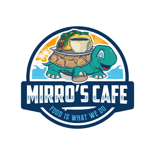 Design a vibrant logo for an awesome beach cafe Design by AlarArtStudio™