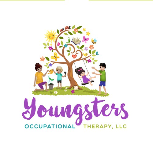 Family-centered children's therapy business needs a creative design Design by agnes design