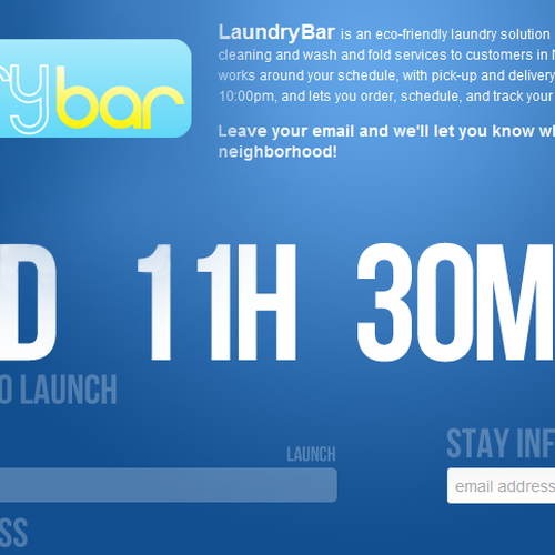 LaundryBar needs a new Retro/Web2.0 logo デザイン by FlakTak