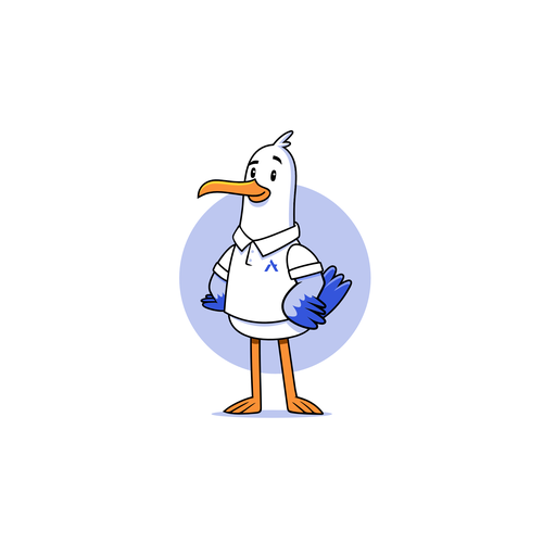 Diseño de We need a Seagull mascot de PetiteM