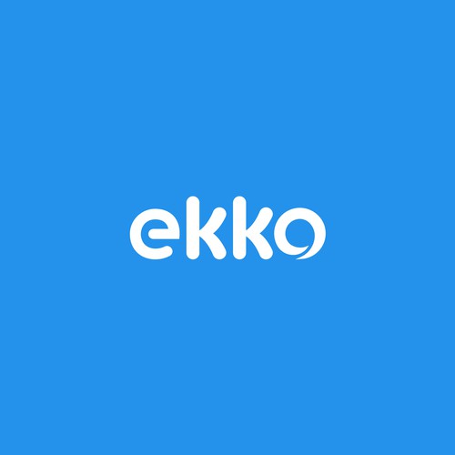 SIMPLE LOGO - ekko Letters then dm after Design by rayhanabir ™