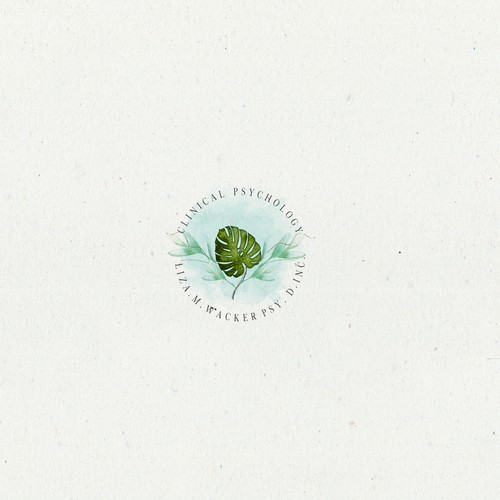 Psychologist needing a delicate, feminine watercolor style tree, branch or leaf logo デザイン by cadina