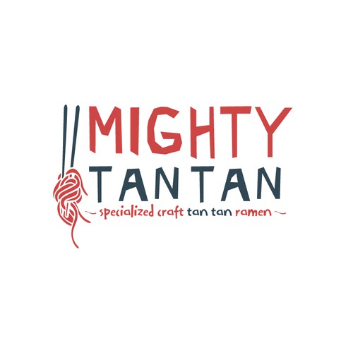 Japanese Tan Tan Ramen Shop Logo Design by Brainroot