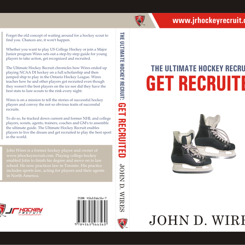 Design di Book Cover for "The Ultimate Hockey Recruit" di ZaraBatool