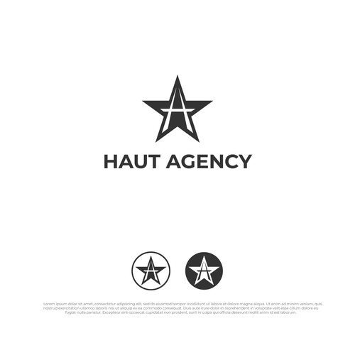 Talent agency logo design Design by wync