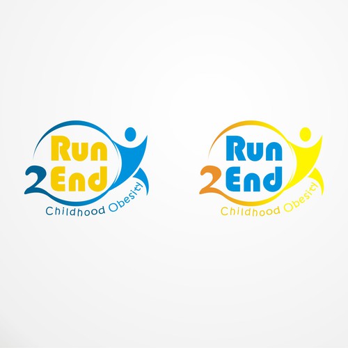 Run 2 End : Childhood Obesity needs a new logo Diseño de artmadja