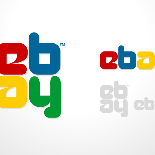 99designs community challenge: re-design eBay's lame new logo! Diseño de Luke*