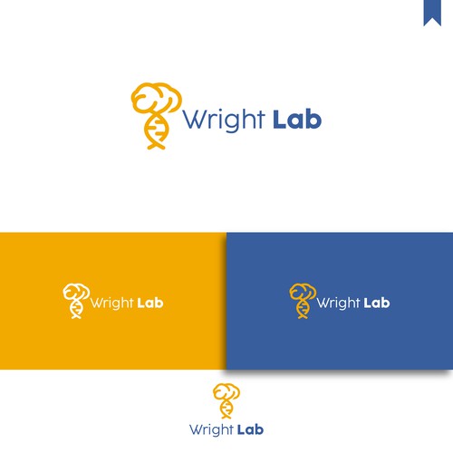 Design a logo for a research lab that uses genetics (DNA) and neuroscience to study the brain Design by OpheRocklab