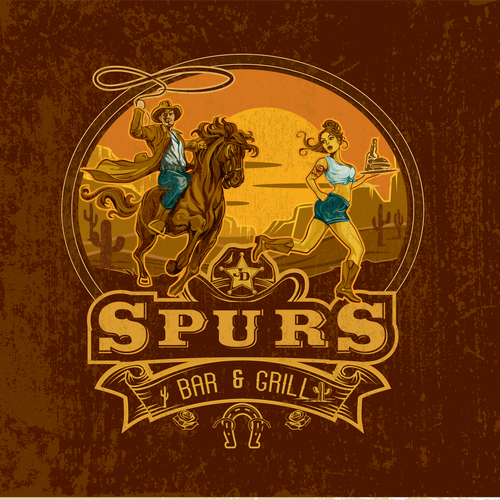 Design a country western logo for Alaskan Bar! Design by Nina itd