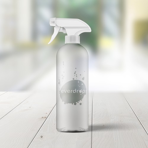 Premium Spray Bottle and Packaging for Cleaning Supplies Design by canyones