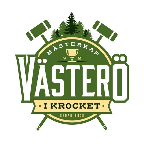 Legendary croquet tournament in Sweden. First logo ever. Looking for unique croquet vibe, creativity, and retro look! Design by TJCD