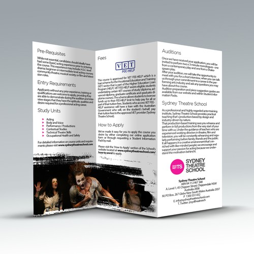 Sydney Theatre School Brochure Réalisé par Worker218