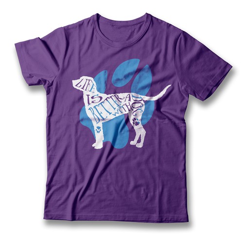 Dog T-shirt Designs *** MULTIPLE WINNERS WILL BE CHOSEN *** Design por OKEYKAT