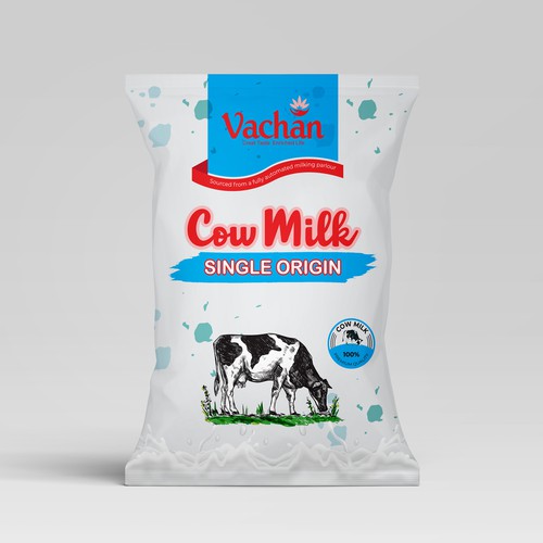 Vachan Cow Milk Design by Mamun's_Creation