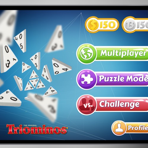 **GUARANTEED** Create UI for Triangular Dominos iPad Game Design by AscentCarbon♾️