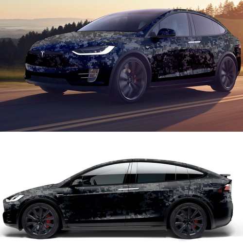 Tesla Model X Design por Stas Aer