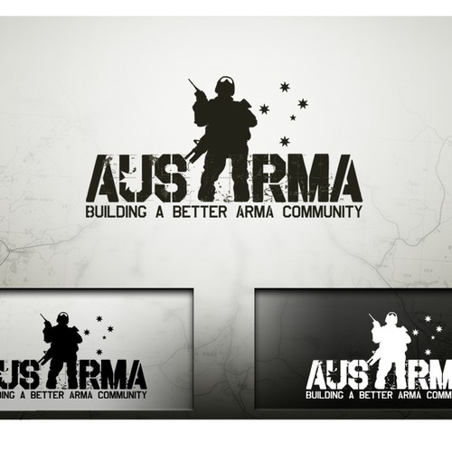 Logo for AUSARMA (ANZ Military Gaming) Diseño de MilGraphics.hu