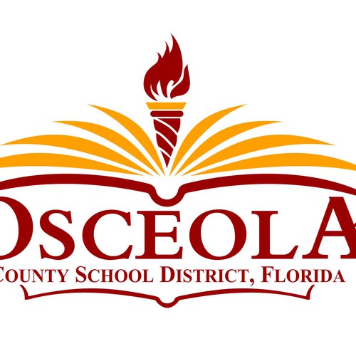 Modernize district logo for Osceola School District focusing on student success. Logo design