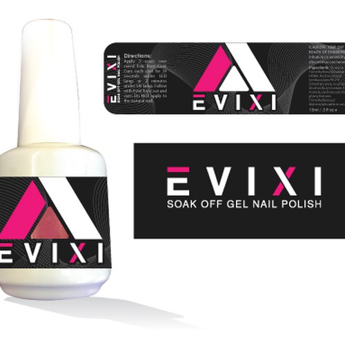 99designs nail polish nail brand product label  new a polish  Evixi needs