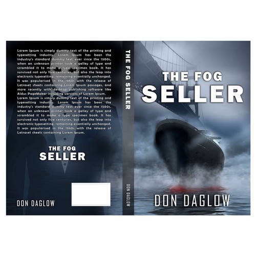 The Fog Seller novel book cover | Book cover contest