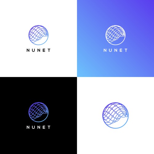 Logo design for NuNet the Primordial Soup for the Emergence of Superintelligence Design by Genie.W