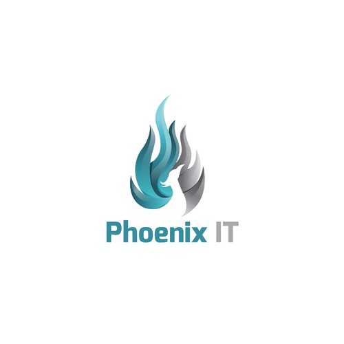 Business logo for consulting company Phoenix IT Réalisé par toyz86