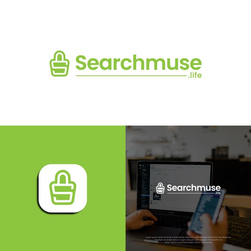 Website logo for search site that helps you care for yourself and live a better life! Design by ekaligraphy