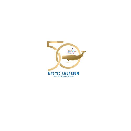Mystic Aquarium Needs Special logo for 50th Year Anniversary Design von D.Silva
