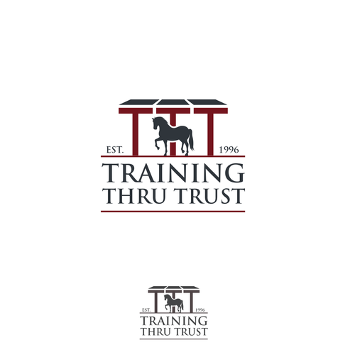 Looking for a simple but powerful horsemanship/horse trainer logo Design by Bishusal Studio™