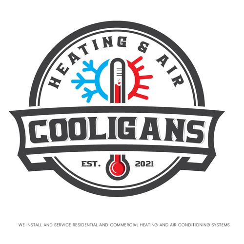Please! Need help with a logo design to represent our heating and air conditioning company Réalisé par "Pintados"