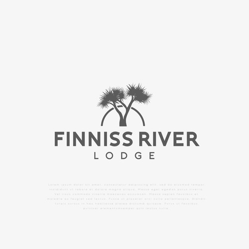 Logo for new Luxury Lodge on a working cattle station in the NT Design by Michael San Diego CA