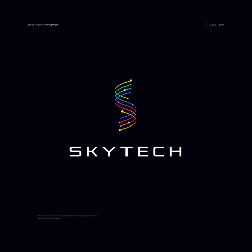 Help us design a futuristic logo for a cutting edge tech company. Design by FF3 ˢᵗᵘᵈⁱᵒ