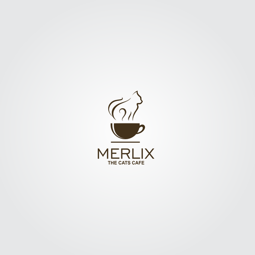 Merlix cats  cafe  is looking for its new logo  Logo  