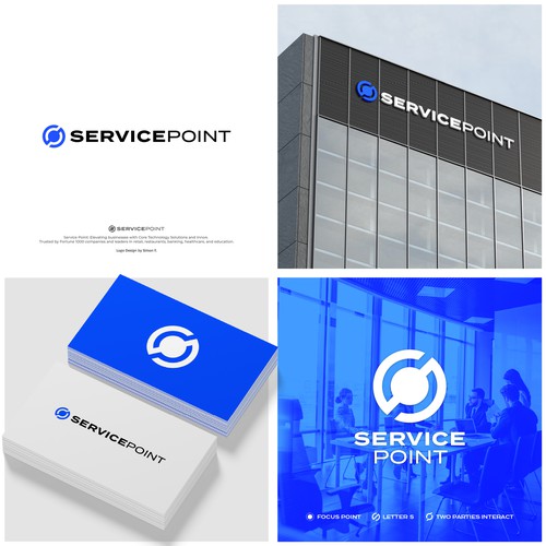 Service Point - Create New Logo and Brand Identity Design by SimonfelDesign™