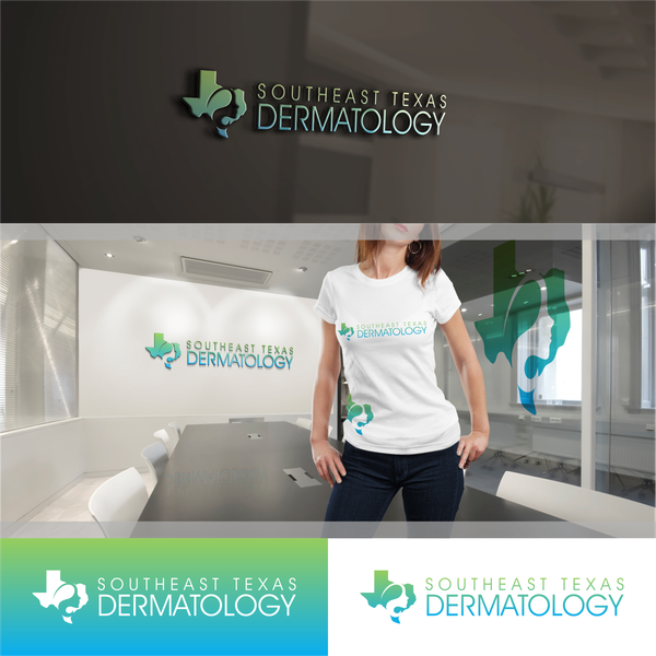 Design by re_kane titled "Southeast Texas Dermatology needs a makeover for younger dermatologist taking over an older practice"