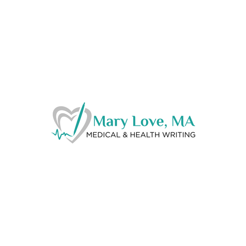 A friendly logo for a writer specializing in medicine & health Design by MK.n