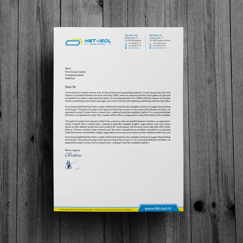 Implement the new logo on all our business papers-ontwerp door (VEER)